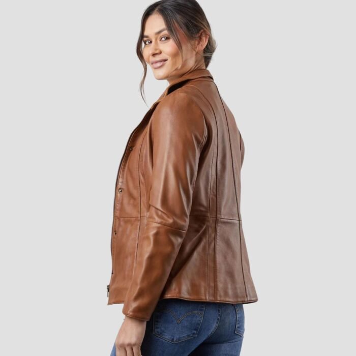 Brown Womens Leather Jacket