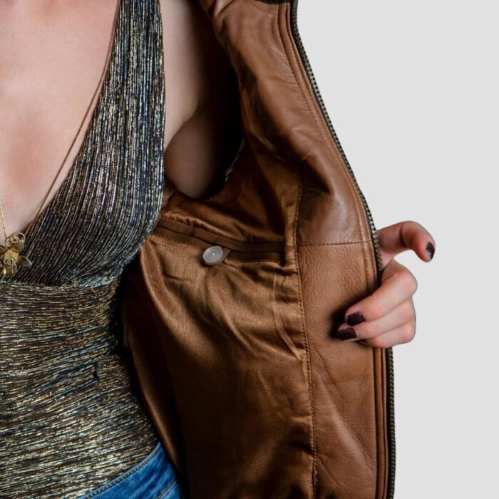 Women's Brown Bomber Jacket Outfit