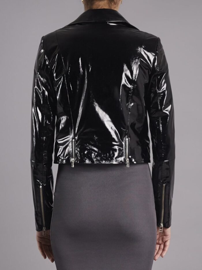 Patent Leather Moto Jacket