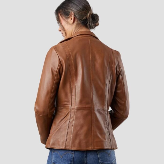 Brown Womens Leather Jacket