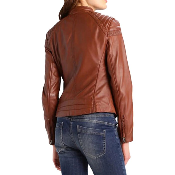 Womens Brown Leather Jacket