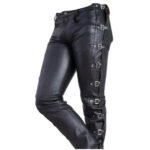 Black Leather Pants For Men