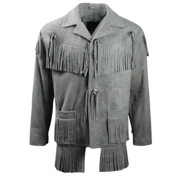 Western Leather Jacket Men's