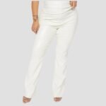 White Leather Pants For Women