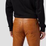 Mens Genuine Leather Pants
