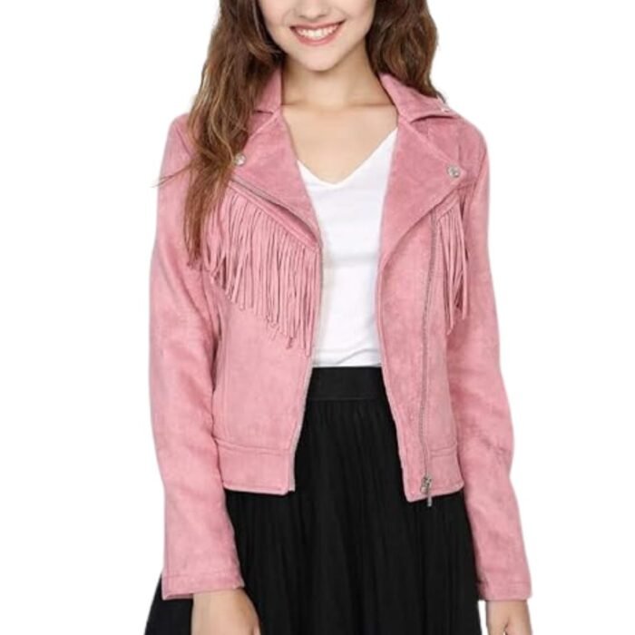 Suede Jacket Outfit Womens