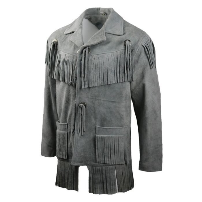 Western Leather Jacket Men's