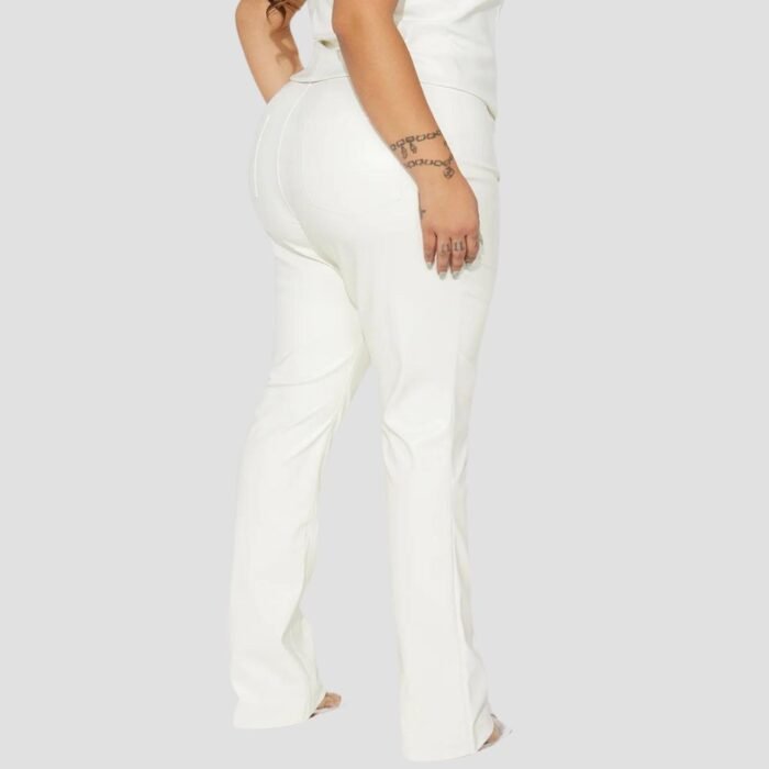 White Leather Pants For Women