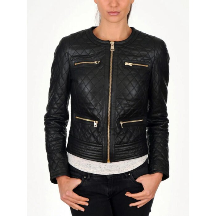 Women's Moto Leather Jacket