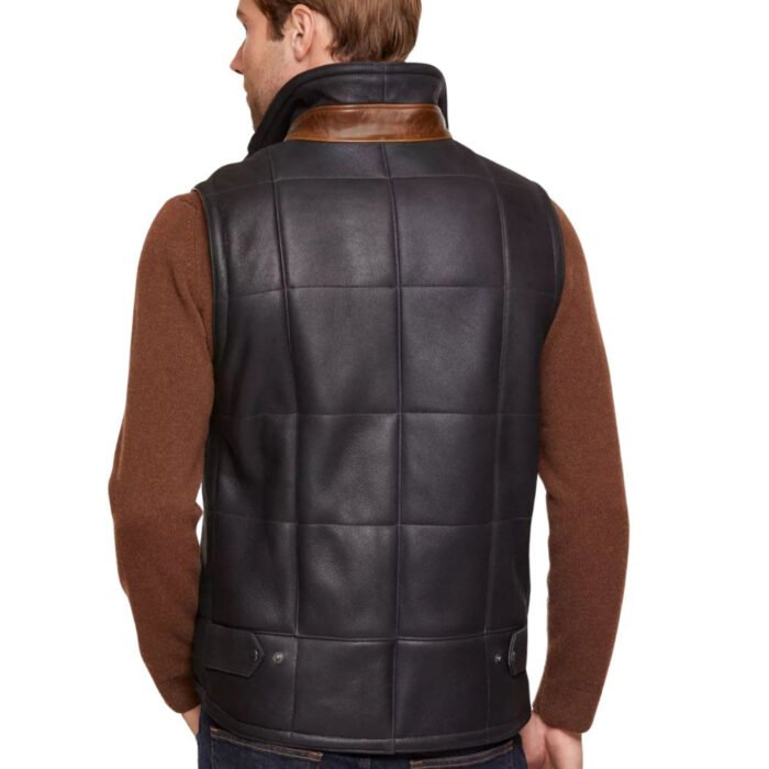 Sheepskin Leather Shearling Vest