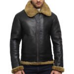 sheepskin shearling jacket mens