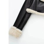 Black Crop Leather Jacket