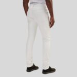 White Leather Mens Pants