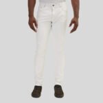 White Leather Mens Pants